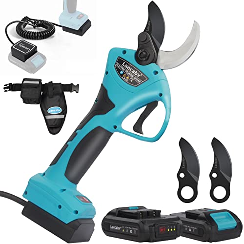 Laecabv Tijeras de podar electricas 40mm progresivo 2 Recargable ...