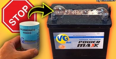 Mira este vídeo antes de intentar RESTAURAR una BATERÍA de PLOMO ÁCIDO con BICARBONATO by mixim89