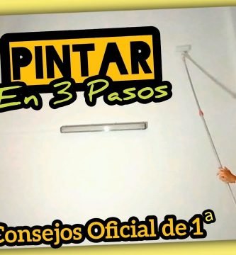 Como PINTAR una PARED con Brocha y Rodillo (En 3 PASOS Acabado Profesional) by mixim89