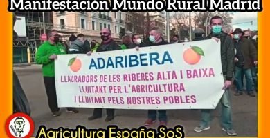 AGRICULTORES VALENCIANOS exigen cambios en la MANIFESTACIÓN del Mundo Rural en MADRID by mixim89