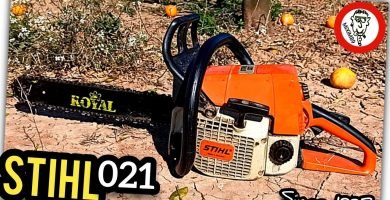 STIHL 021 (Año 1993) REVIEW Antigua Motosierra + Prueba de Corte a Pie de Campo by mixim89