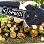 MINI MOTOSIERRA de PODA a BATERÍA SeeSii con Lubricación (Unboxing & Review) by mixim89