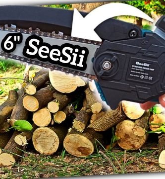 MINI MOTOSIERRA de PODA a BATERÍA SeeSii con Lubricación (Unboxing & Review) by mixim89