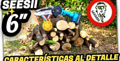 Mini Motosierra Poda a Batería Seesii 6” (Características al detalle) by mixim89