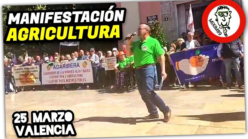 Discurso José Ramón Pous Adaribera (Manifestación Agricultura) 25 Marzo Valencia by mixim89