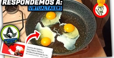 TORTILLA CASERA con HUEVOS CAMPEROS “Estilo mixim89” en Respuesta a @Virtualtakers