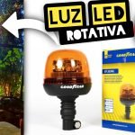 LUZ ROTATIVA LED para Tractor (Goodyear) con Base Flex Antivibración by mixim89